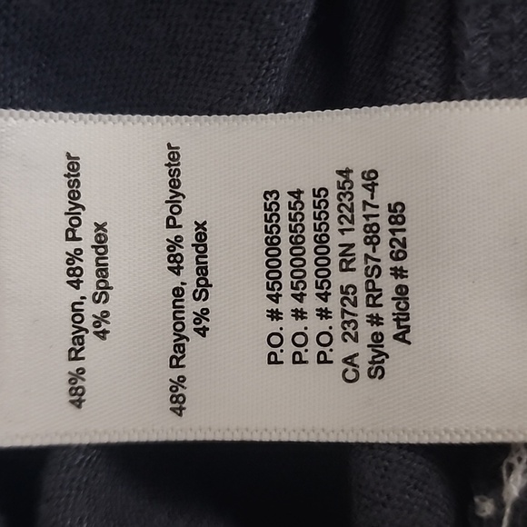 Wilfred Free Charcoal Stretchy Gray Lightweight Fitted Women's Dress L - Picture 7 of 7